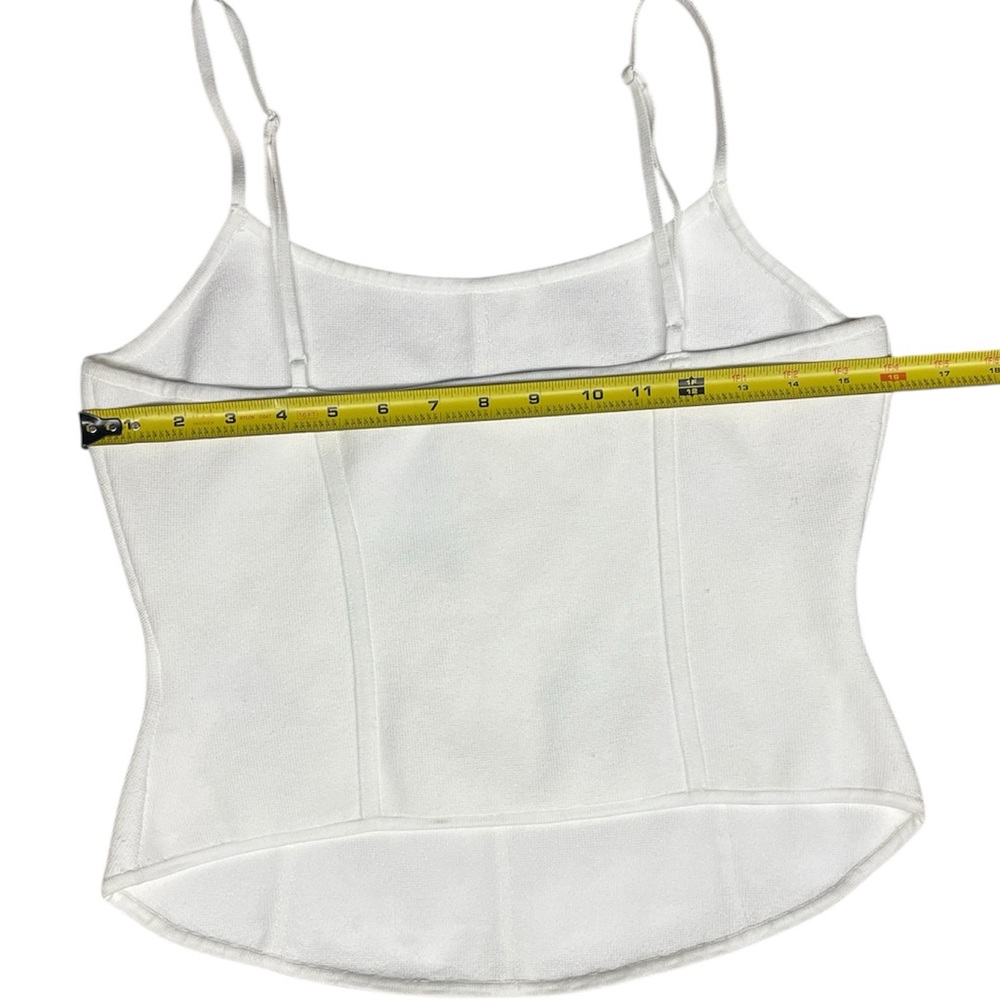 NWT Aritzia Babaton white corset top Size XL
Sculpt Knit Bustier Camisole - Picture 7 of 11